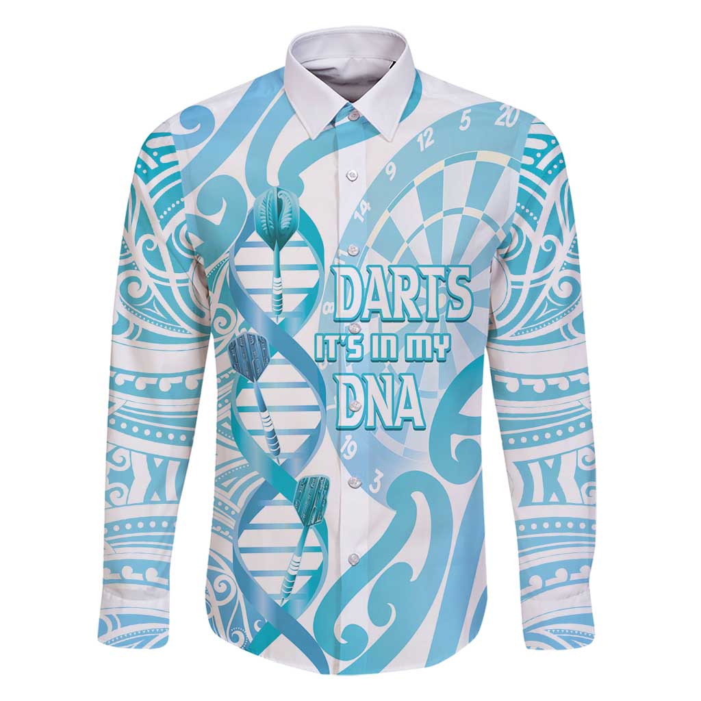 Personalised New Zealand Darts Family Matching Summer Maxi Dress and Hawaiian Shirt Aotearoa Maori Its In My DNA White - Polynesian Pride