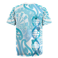 Personalised New Zealand Darts Rugby Jersey Aotearoa Maori Its In My DNA White - Polynesian Pride