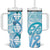 New Zealand Darts Tumbler With Handle Aotearoa Maori Its In My DNA White - Polynesian Pride