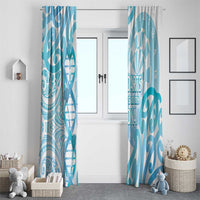 New Zealand Darts Window Curtain Aotearoa Maori Its In My DNA White - Polynesian Pride