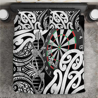 New Zealand Darts Bedding Set Aotearoa Maori Its In My DNA Black - Polynesian Pride