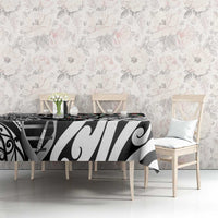 New Zealand Darts Tablecloth Aotearoa Maori Its In My DNA Black - Polynesian Pride