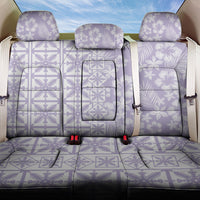 Pastel Purple Kahili Quilt Hawaii Back Car Seat Cover Tropical Flower Seamless Half Style
