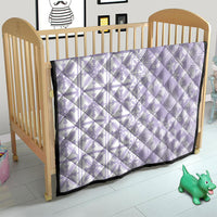 Pastel Purple Kahili Quilt Hawaii Quilt Tropical Flower Seamless Half Style