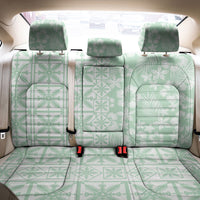 Pastel Green Kahili Quilt Hawaii Back Car Seat Cover Tropical Flower Seamless Half Style