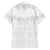 Tokelau White Sunday Family Matching Summer Maxi Dress and Hawaiian Shirt Polynesian Pattern Gardenia Thunbergia