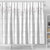 Tokelau White Sunday Shower Curtain Polynesian Pattern Gardenia Thunbergia