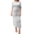 American Samoa White Sunday Family Matching Puletasi and Hawaiian Shirt Lotu Tamaiti Plumeria With Samoan Pattern