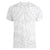 American Samoa White Sunday Women V-Neck T-Shirt Lotu Tamaiti Plumeria With Samoan Pattern