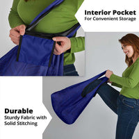 Blue Polynesia Grocery Bag Polynesian Pattern Mix Plumeria