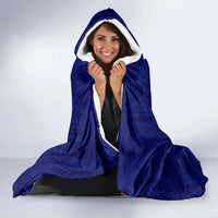 Blue Polynesia Hooded Blanket Polynesian Pattern Mix Plumeria LT14 - Polynesian Pride
