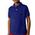 Blue Polynesia Kid Polo Shirt Polynesian Pattern Mix Plumeria