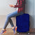 Blue Polynesia Luggage Cover Polynesian Pattern Mix Plumeria