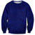 Blue Polynesia Sweatshirt Polynesian Pattern Mix Plumeria