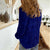 Blue Polynesia Women Casual Shirt Polynesian Pattern Mix Plumeria