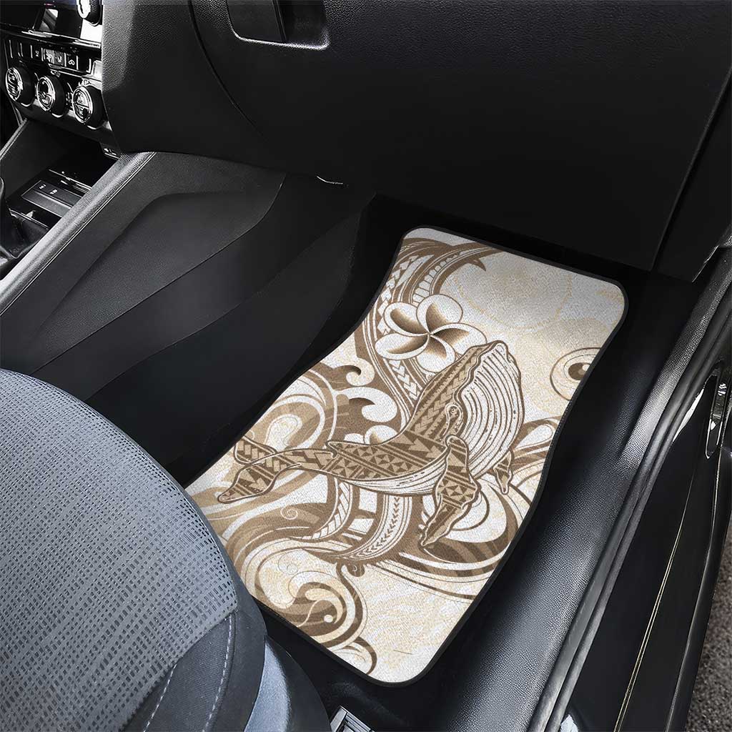 Brown Hawaii Humpback Whale Car Mats Polynesian Tribal Ocean Vibes