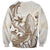 Brown Hawaii Humpback Whale Sweatshirt Polynesian Tribal Ocean Vibes