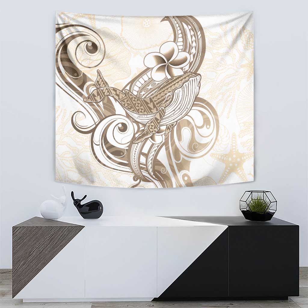 Brown Hawaii Humpback Whale Tapestry Polynesian Tribal Ocean Vibes