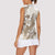 Brown Hawaii Humpback Whale Women Sleeveless Polo Shirt Polynesian Tribal Ocean Vibes