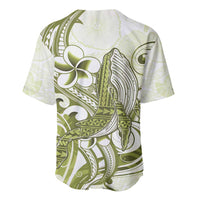 Lime Green Hawaii Baseball Jersey Humpback Whale Tattoo Polynesian Tribal Ocean Vibes LT14 - Polynesian Pride