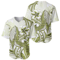 Lime Green Hawaii Baseball Jersey Humpback Whale Tattoo Polynesian Tribal Ocean Vibes LT14 - Polynesian Pride
