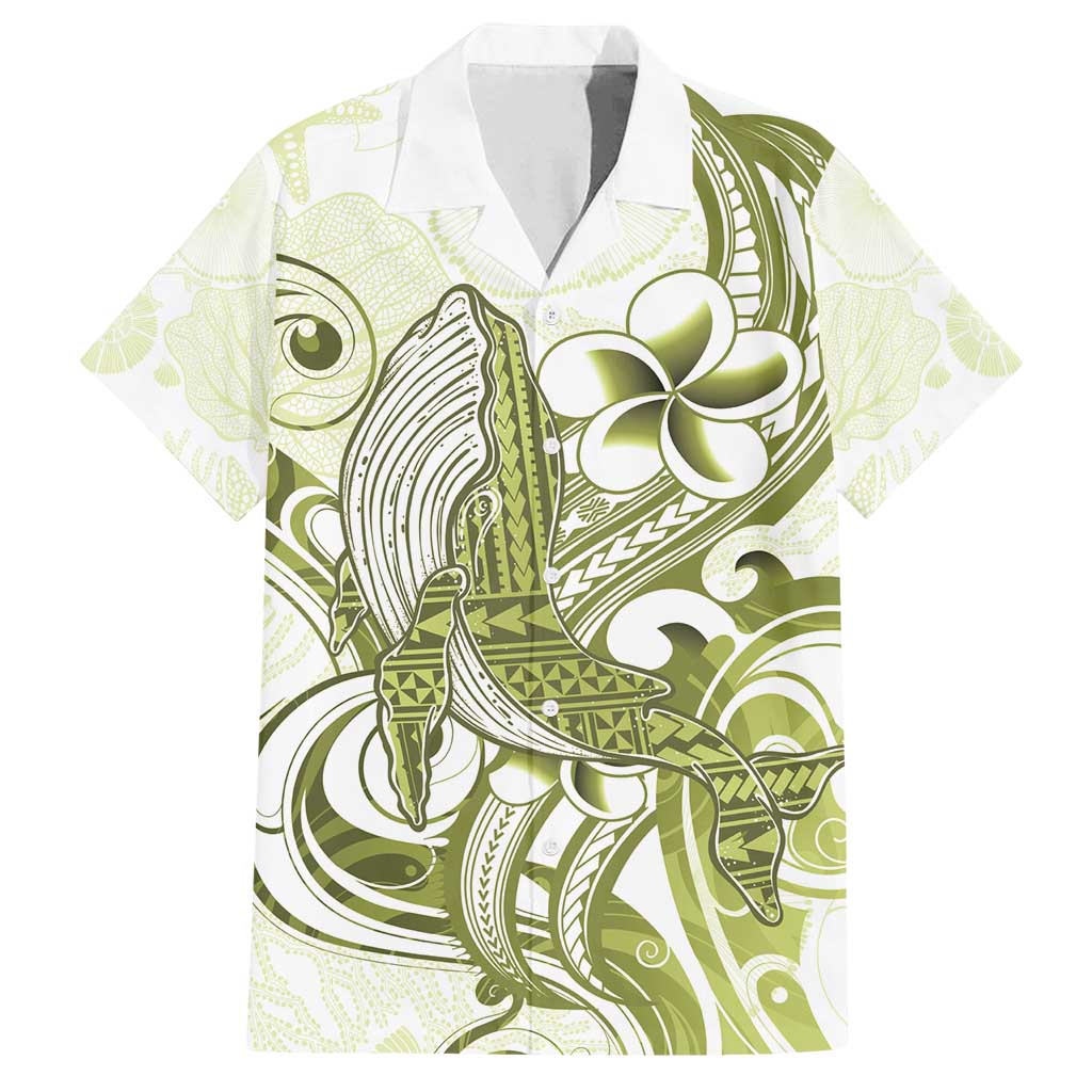 Lime Green Hawaii Family Matching Tank Maxi Dress and Hawaiian Shirt Humpback Whale Tattoo Polynesian Tribal Ocean Vibes