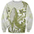 Lime Green Hawaii Sweatshirt Humpback Whale Tattoo Polynesian Tribal Ocean Vibes