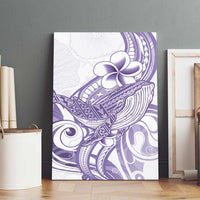 Purple Hawaii Canvas Wall Art Humpback Whale Tattoo Polynesian Tribal Ocean Vibes