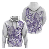 Purple Hawaii Hoodie Humpback Whale Tattoo Polynesian Tribal Ocean Vibes