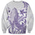Purple Hawaii Sweatshirt Humpback Whale Tattoo Polynesian Tribal Ocean Vibes
