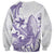 Purple Hawaii Sweatshirt Humpback Whale Tattoo Polynesian Tribal Ocean Vibes