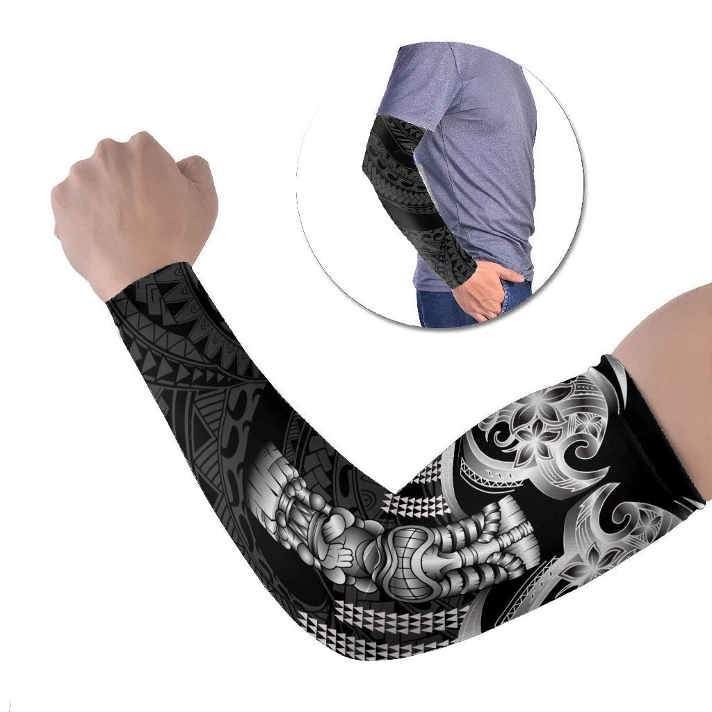 Tiki Drum Hawaii Arm Sleeves Hawaiian Kakau Tattoo Style