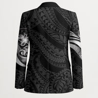 Tiki Drum Hawaii Blazer Hawaiian Kakau Tattoo Style
