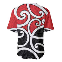 New Zealand Baseball Jersey Maori Koru Tino Rangatiratanga Color - Polynesian Pride