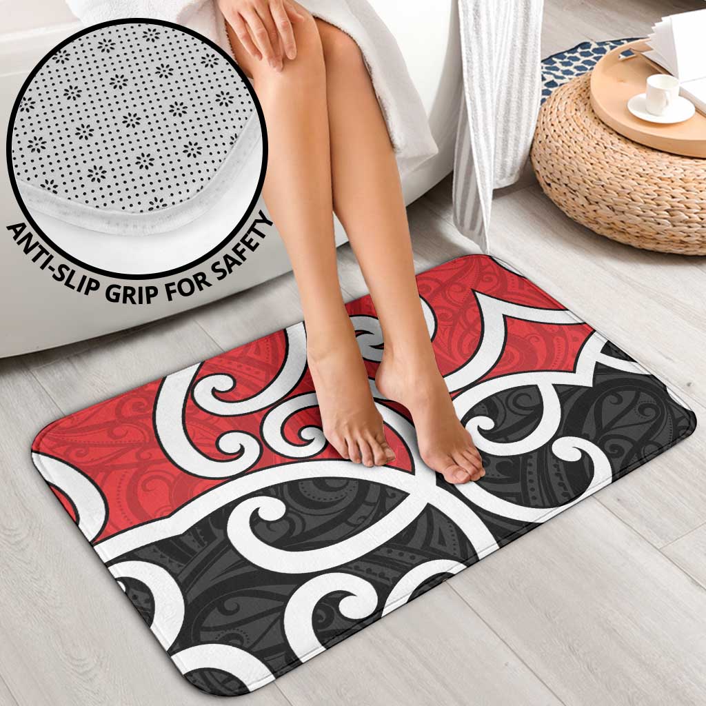 New Zealand Bathroom Set Maori Koru Tino Rangatiratanga Color - Polynesian Pride