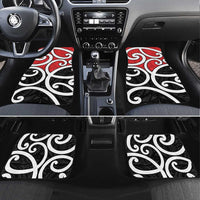 New Zealand Car Mats Maori Koru Tino Rangatiratanga Color - Polynesian Pride
