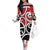 New Zealand Family Matching Off The Shoulder Long Sleeve Dress and Hawaiian Shirt Maori Koru Tino Rangatiratanga Color - Polynesian Pride