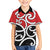New Zealand Family Matching Summer Maxi Dress and Hawaiian Shirt Maori Koru Tino Rangatiratanga Color - Polynesian Pride