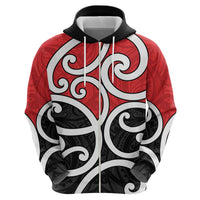 New Zealand Hoodie Maori Koru Tino Rangatiratanga Color - Polynesian Pride