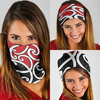 New Zealand Neck Gaiter Maori Koru Tino Rangatiratanga Color - Polynesian Pride
