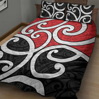 New Zealand Quilt Bed Set Maori Koru Tino Rangatiratanga Color - Polynesian Pride
