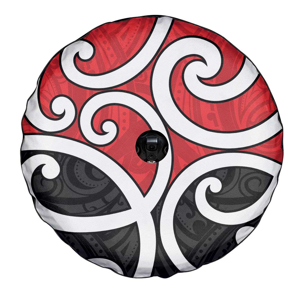 New Zealand Spare Tire Cover Maori Koru Tino Rangatiratanga Color - Polynesian Pride