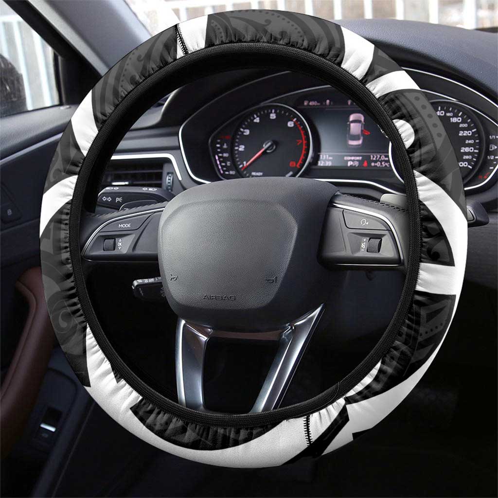 New Zealand Steering Wheel Cover Maori Koru Tino Rangatiratanga Color - Polynesian Pride