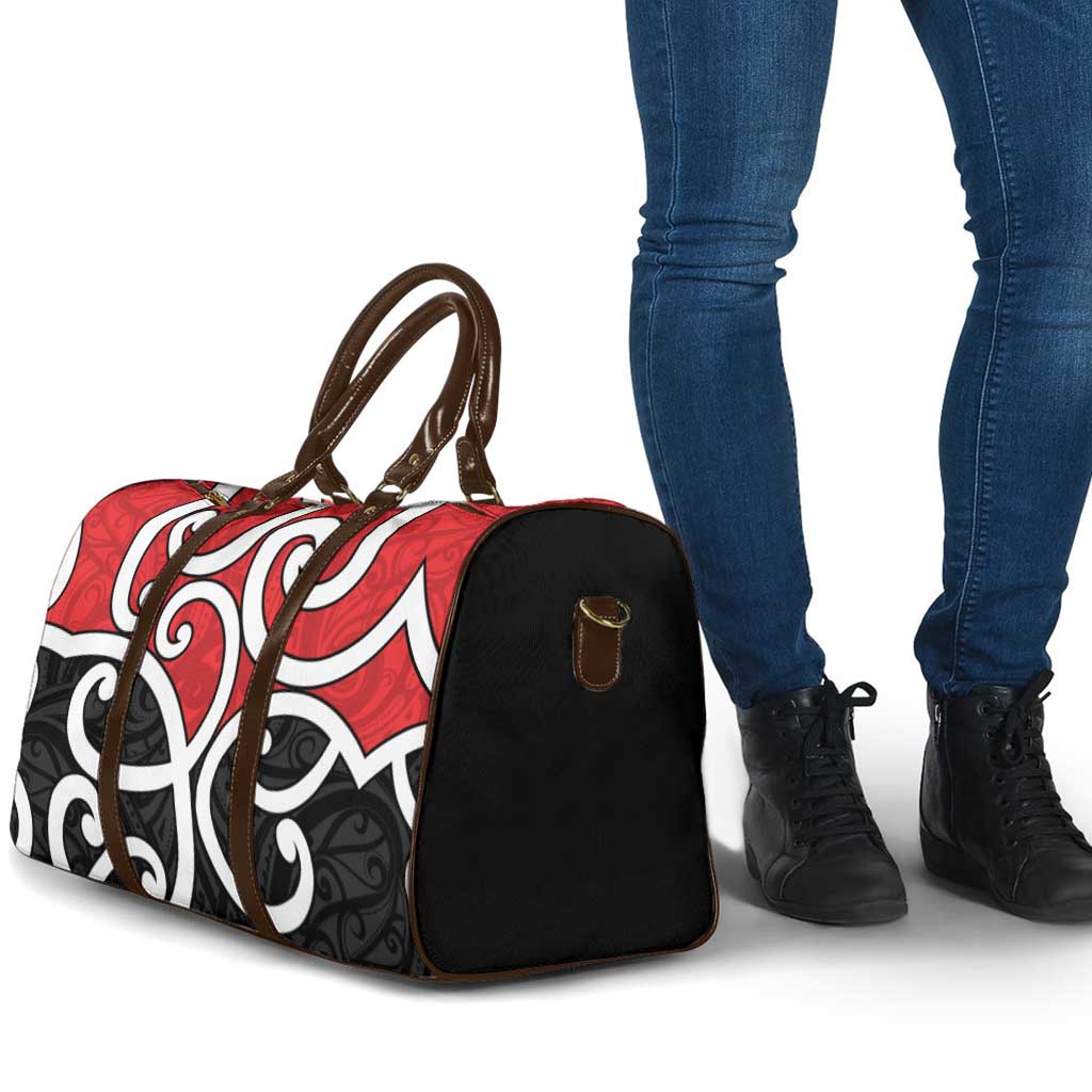 New Zealand Travel Bag Maori Koru Tino Rangatiratanga Color - Polynesian Pride