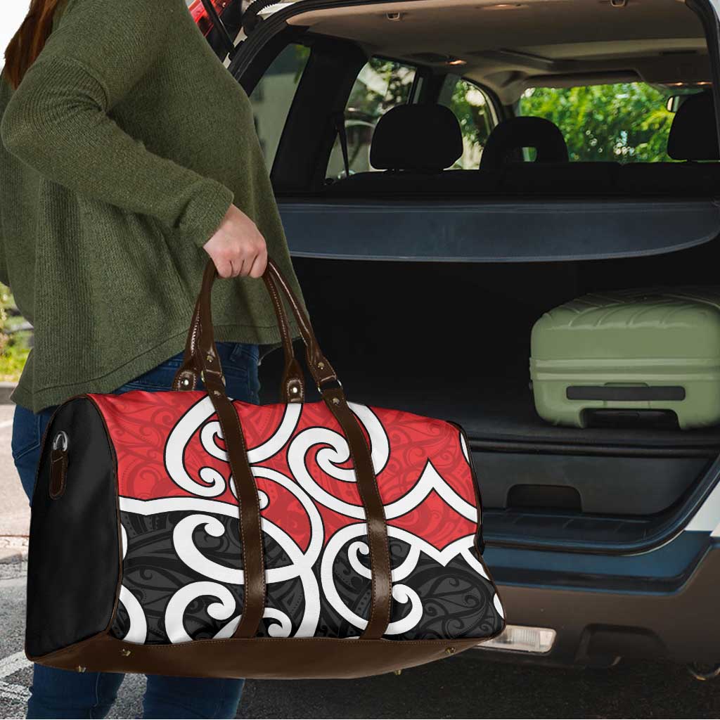 New Zealand Travel Bag Maori Koru Tino Rangatiratanga Color - Polynesian Pride
