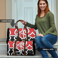New Zealand Travel Bag Maori Koru Tino Rangatiratanga Color - Polynesian Pride