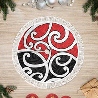 New Zealand Tree Skirt Maori Koru Tino Rangatiratanga Color - Polynesian Pride