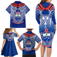 samoa-rugby-family-matching-long-sleeve-bodycon-dress-and-hawaiian-shirt-2023-go-manu-samoa-with-ula-fala-style