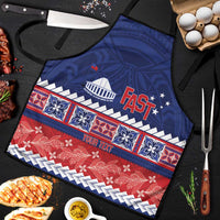 Personalised FAST Samoa Siapo Apron Teuila Flowers Samoan Pattern - Polynesian Pride