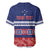 Personalised FAST Samoa Siapo Baseball Jersey Teuila Flowers Samoan Pattern - Polynesian Pride